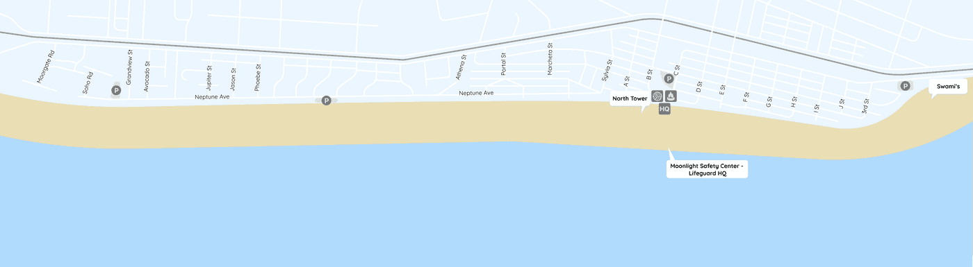 Beach map