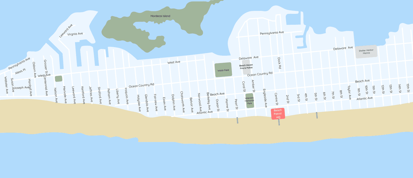 Beach map