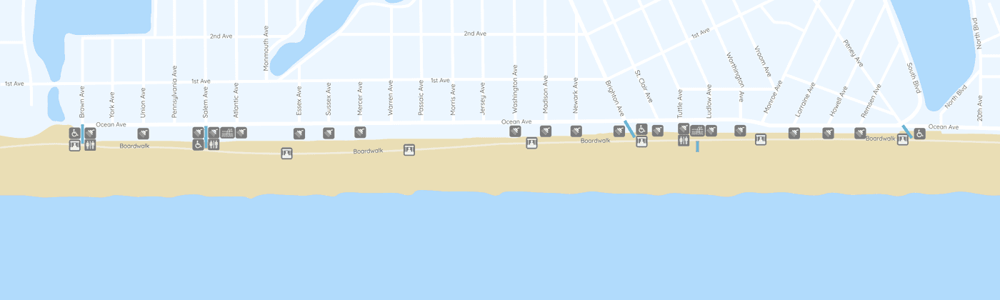 Beach map