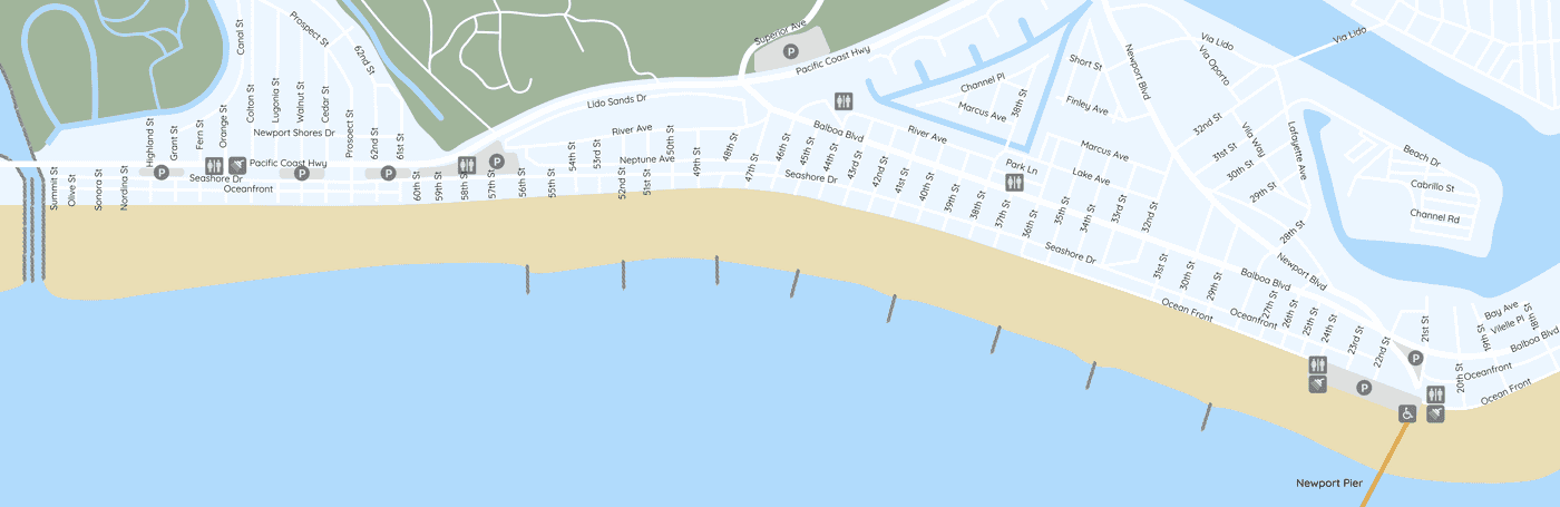 Beach map