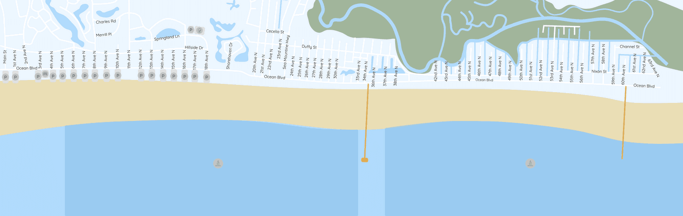 Beach map