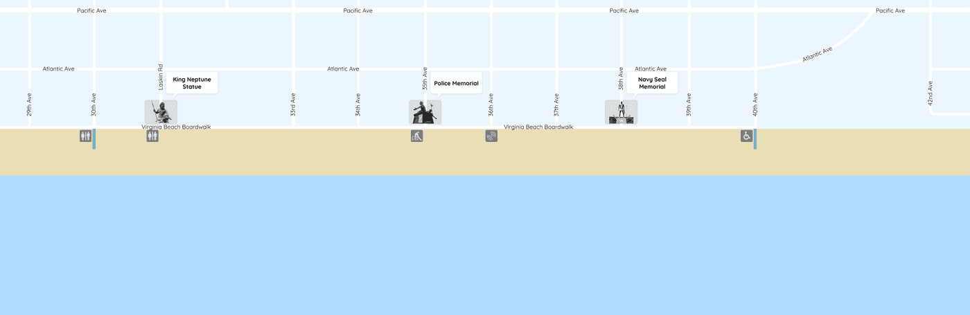 Beach map